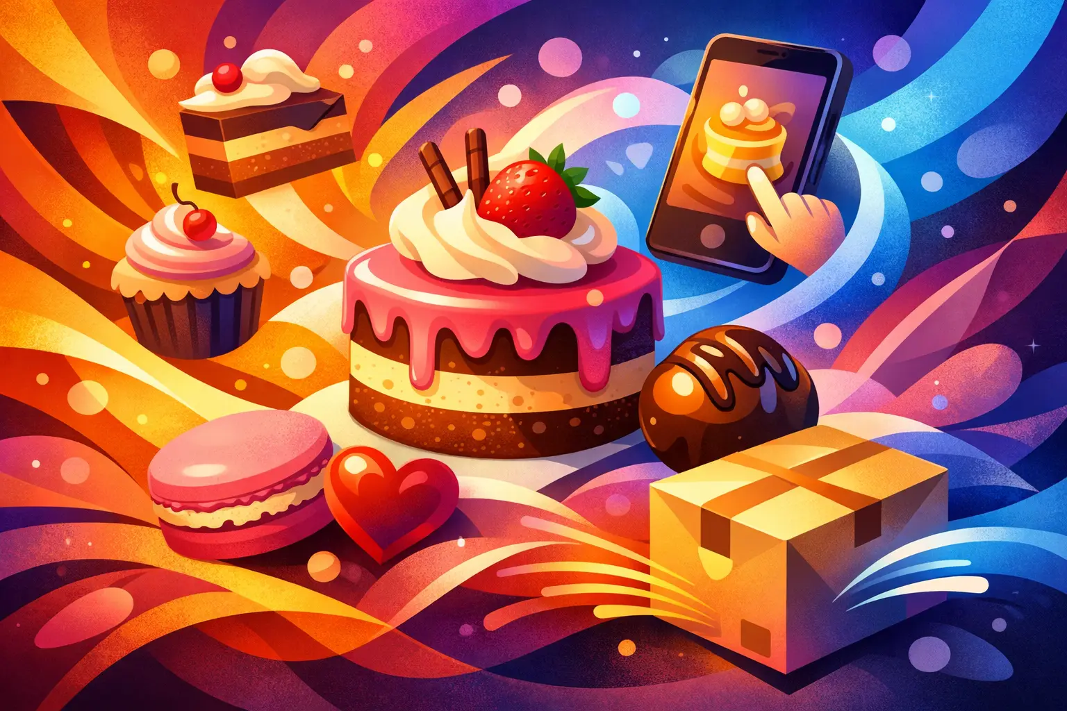 Ordering pastries online made easy