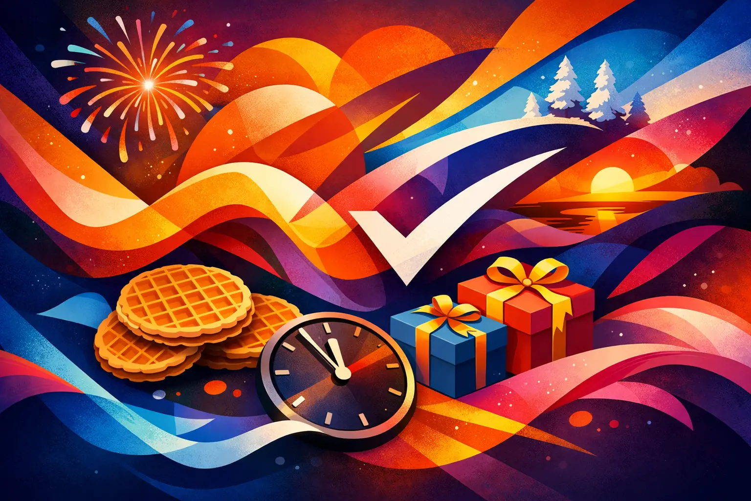 Neujahrskuchen bestellen - so passt alles