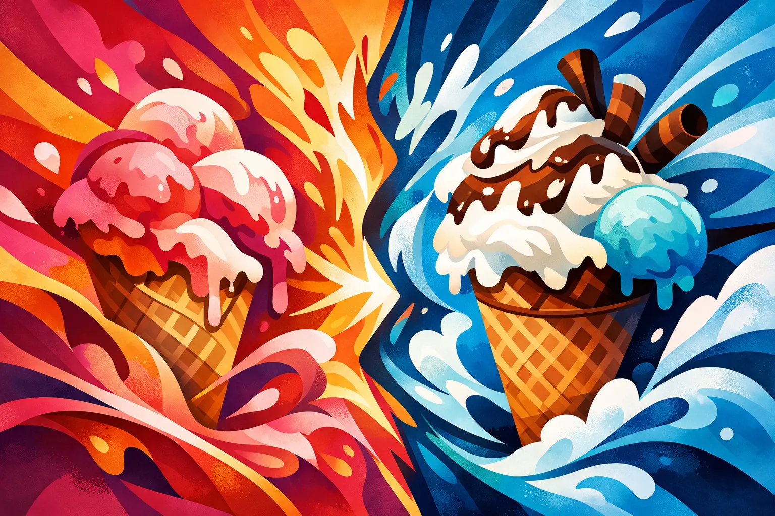 Gelato vs. ice cream: the difference