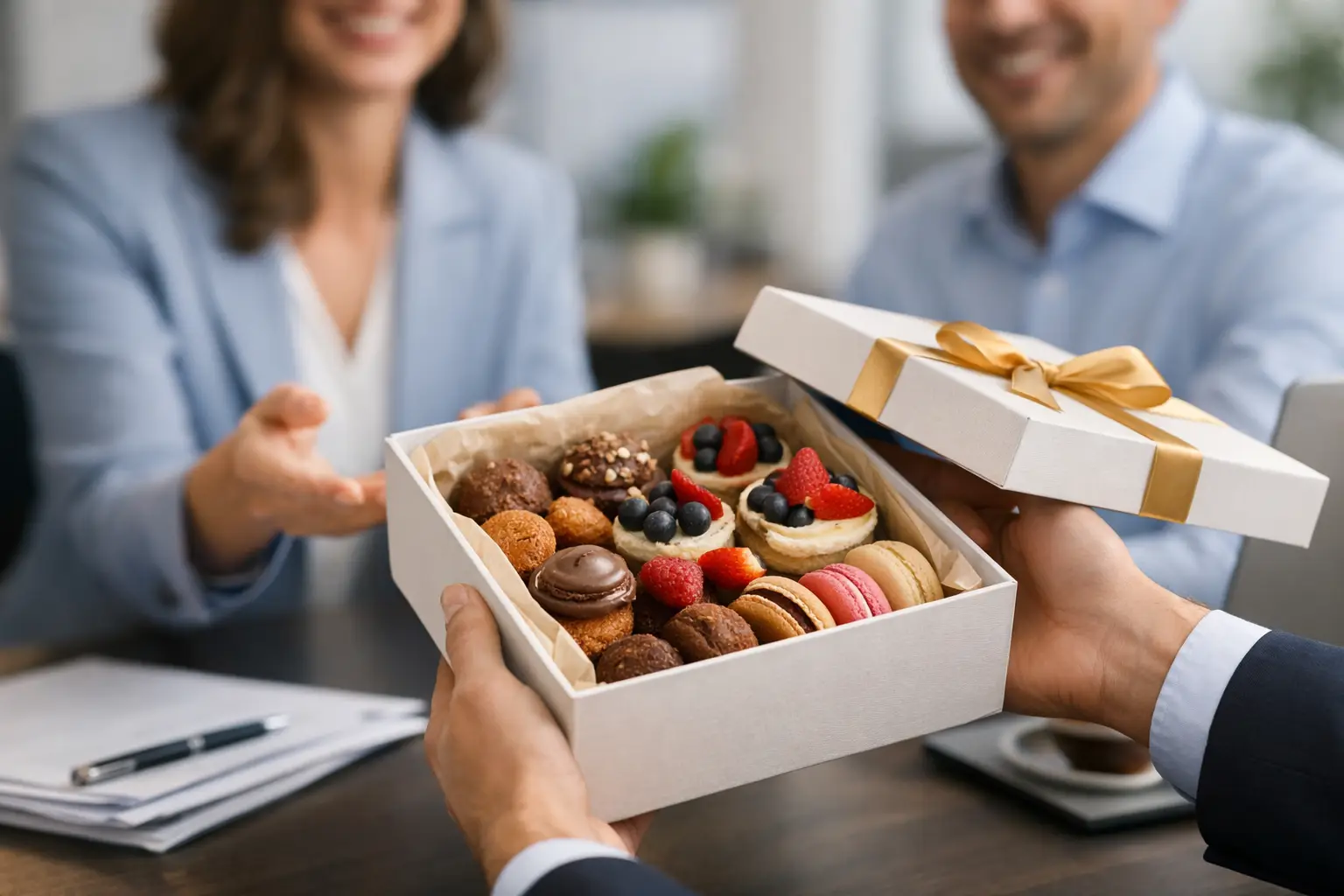Choosing the right dessert gift for colleagues