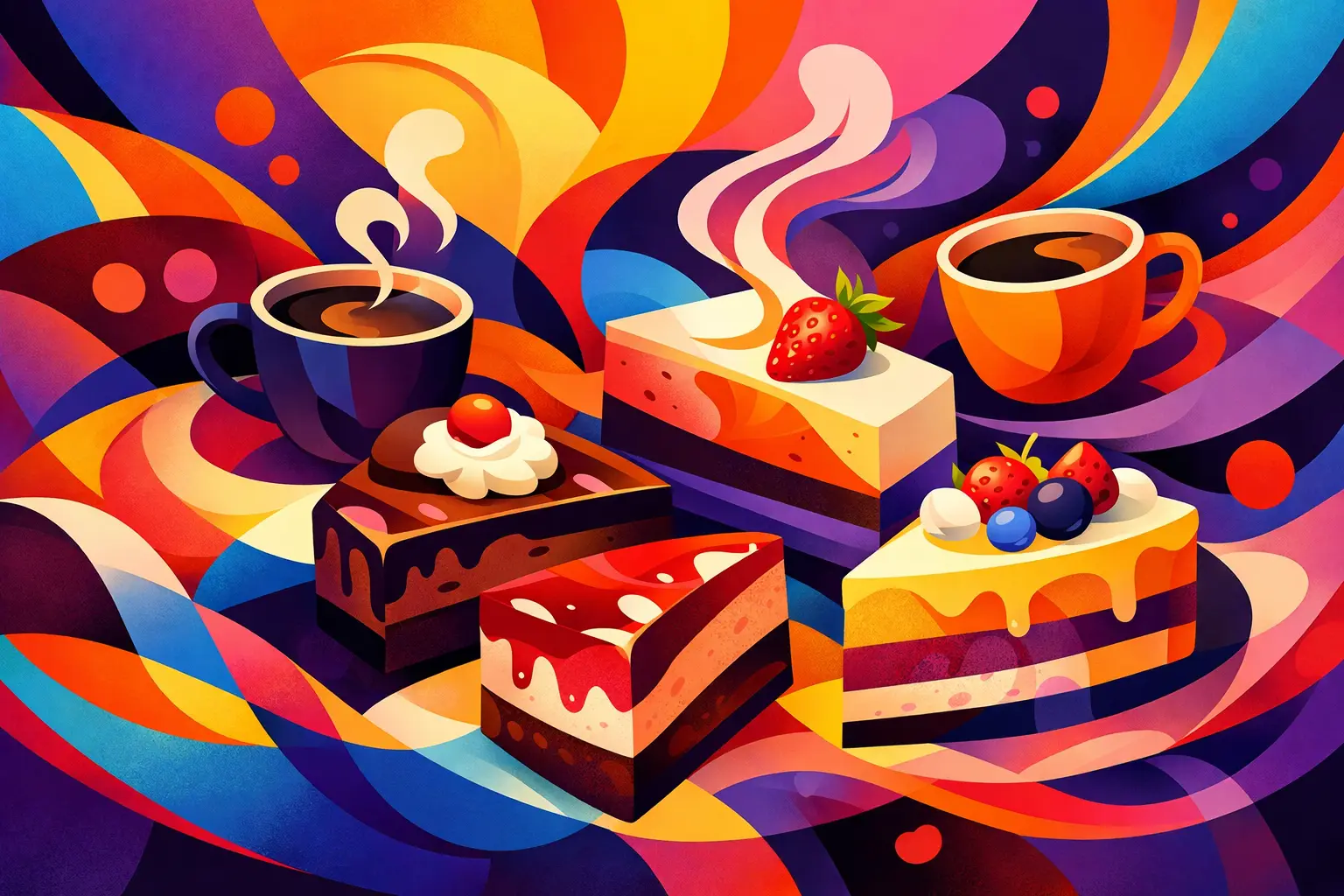 The best cakes for coffee time