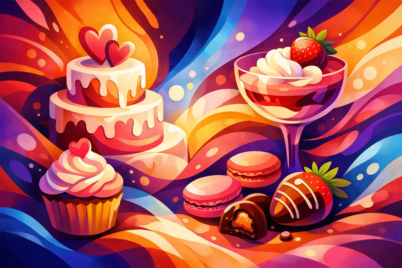 Guide to stylish wedding desserts
