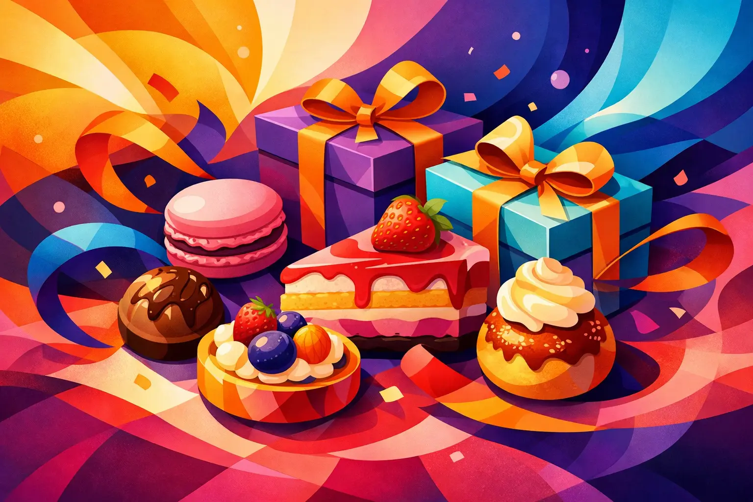 Patisserie Geschenkbox zusammenstellen leicht gemacht