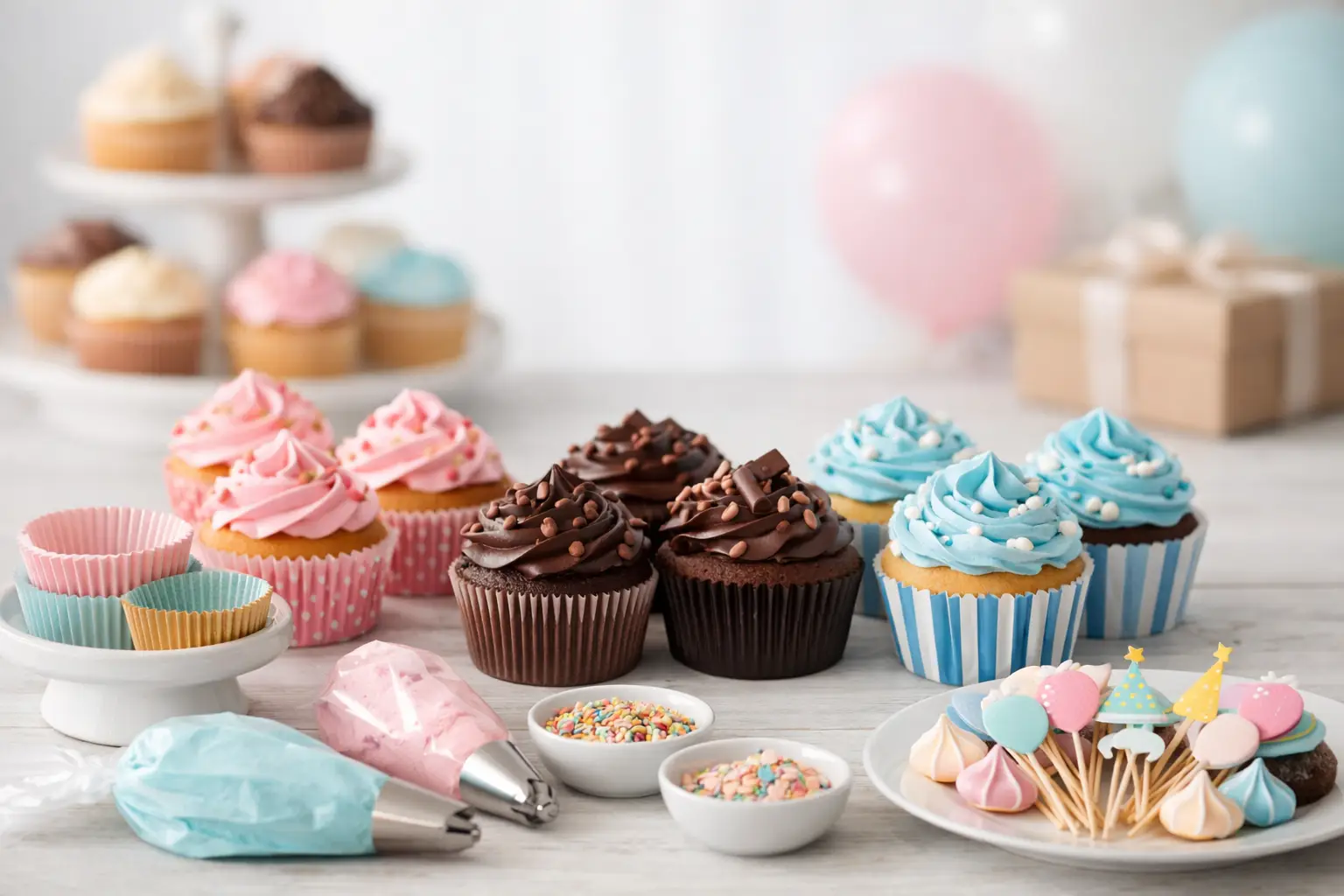 Choosing the right cupcake set for a party