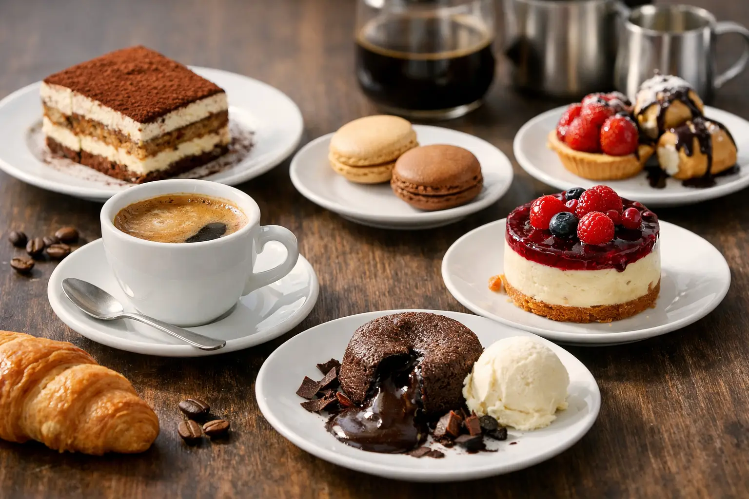 Which desserts really go well with coffee?