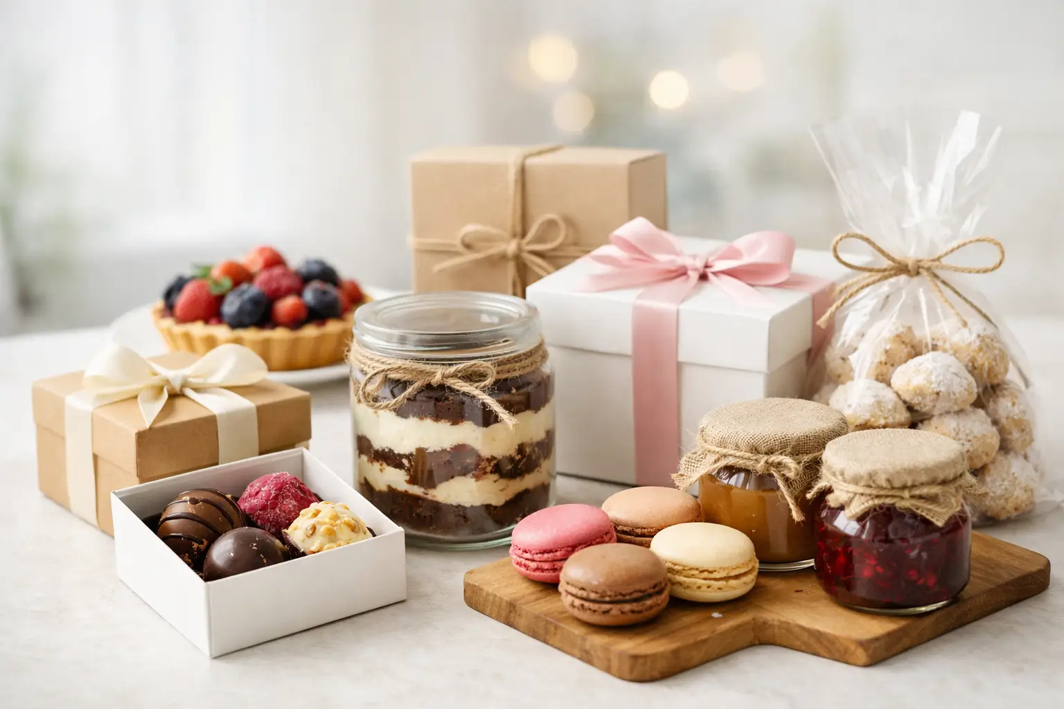 Dessert gift ideas for an invitation