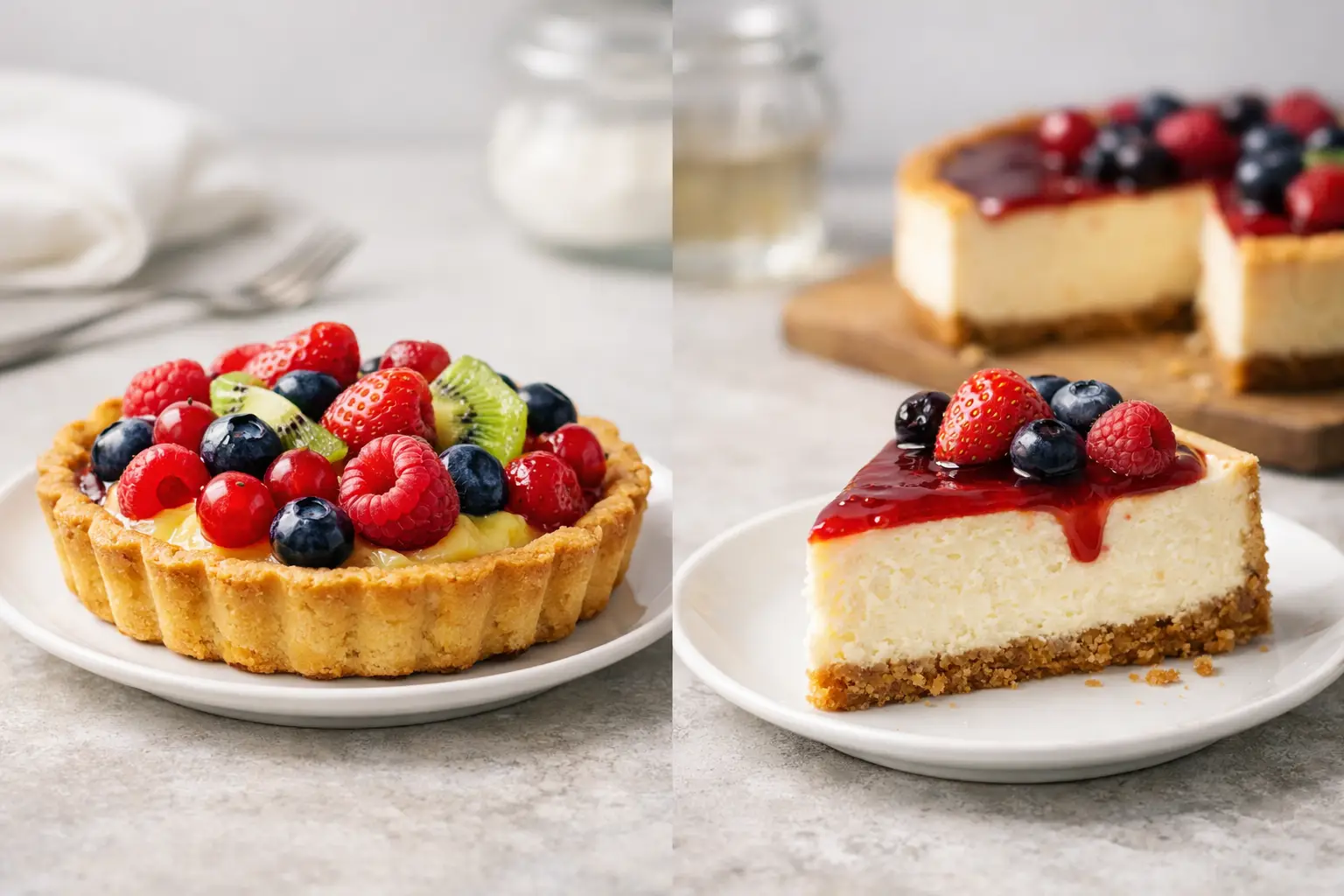 Tarte oder Cheesecake wählen - was passt besser?