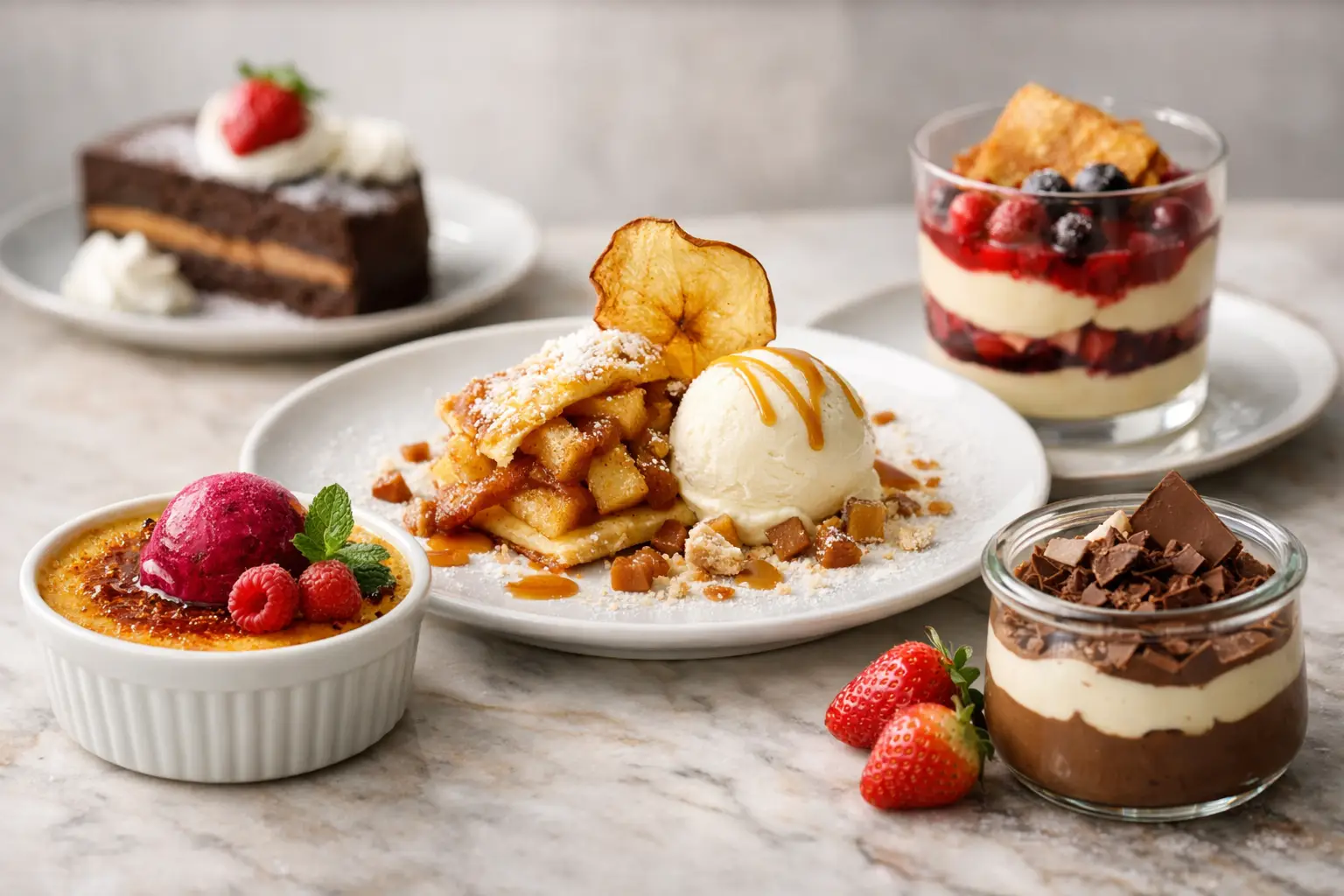 Traditional desserts reinterpreted