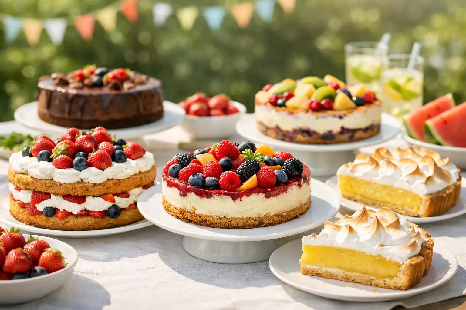 Which cake for a summer party? Here's how to choose.