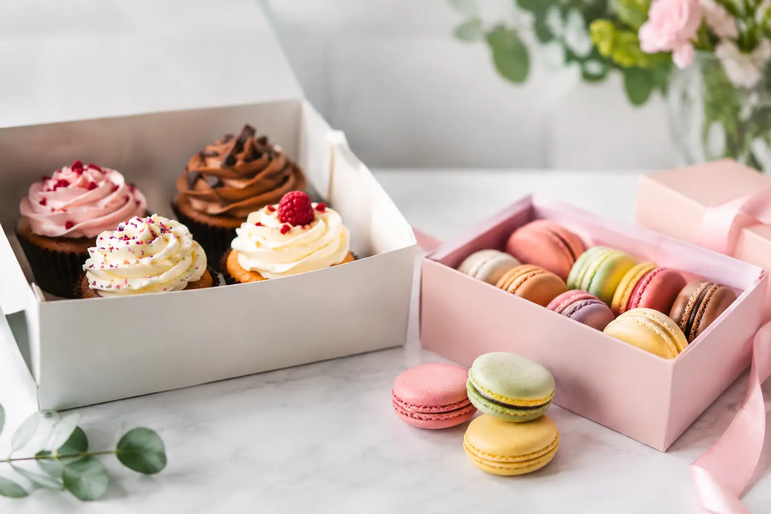 Cupcakes oder Macarons verschenken - was passt?
